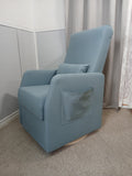 Emmaline Swivel Glider With Canvas Fabric NEW! Made In Canada 35 Colours available
