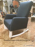 Manhattan Rocker Great Buy On A Comfy Chair MADE IN CANADA Available in 35 Canvas Colors!
