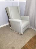 Chelsea Wingback Rocker Features Wide Rounded Arms MADE IN CANADA!
