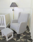 Brooklyn Wingback Rocking Chair Canvas or Denim Made In Canada!