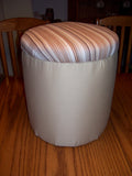 Round Storage Ottoman