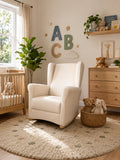 Chelsea Wingback Rocking Chair With Deep Seat - NEW!