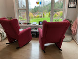 Chelsea Wingback Rocker Features Wide Rounded Arms MADE IN CANADA!