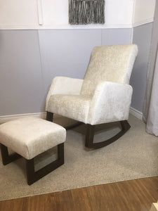 Custom Order  - Naptime & Ottoman with Chenille Fabric