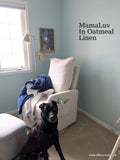 Mama Luv Glider Is Your Dream Chair!  Salt Performance Fabric or Oatmeal Linen