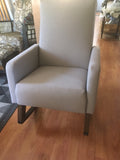 Hastings Rocker With Linen Fabric (Grey or Oatmeal)