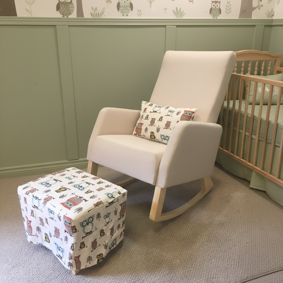 NOVEMBER SPECIAL Naptime Rocker With Owl Pieces