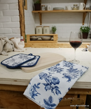 Cutting Board and Tea Towel Kitchen Gift Set